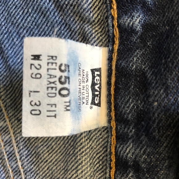 Levi Highwaisted 550 Patch Jeans - Picture 4 of 4